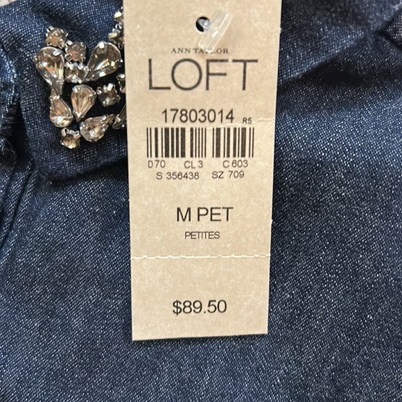 NWT LOFT Denim MP Dress - Picture 6 of 11